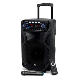Manta karaoke SPK5021PRO, 80W, FM, BT, USB, SD, bežični mikrofon, gitara, baterija