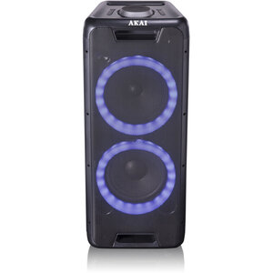 Akai karaoke DJ-880, 100W, FM, BT, TWS, USB, LED rasvjeta, baterija, daljinski