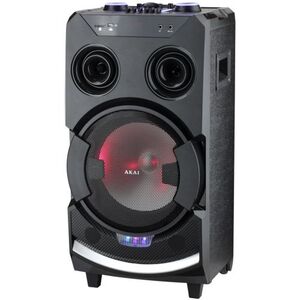 Akai karaoke ABTS-112, 60W, FM, Bluetooth, USB, SD, LED rasvjeta, bežični mikrofon