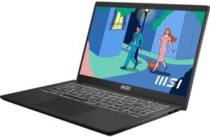 MSI Modern 15 B12M-238XHR, 15,6 FHD IPS, Intel Core i5 1235U, 16GB RAM, 512GB PCIe NVMe SSD, Intel Iris Xe Graphics, Free DOS, laptop