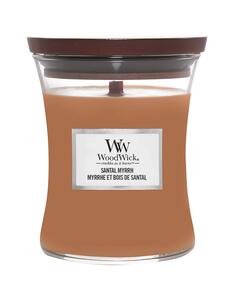 WoodWick mirisna svijeća, Classic, Medium, Santal Myrrh