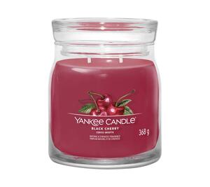 Yankee Candle mirisna svijeća, Signature, Medium, Black Cherry