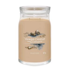 Yankee Candle mirisna svijeća, Signature, Large, Amber & Sandalwood