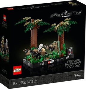 LEGO Diorama potjere na jurnicima na Endoru™ 75353
