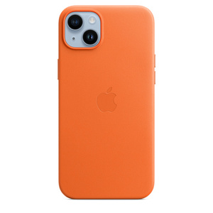 Apple iPhone 14 Plus Leather Case s MagSafe, Orange