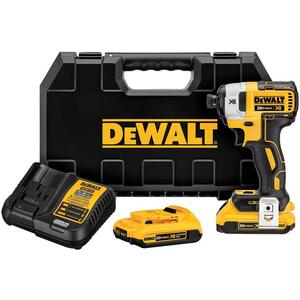 DEWALT akumulatorski udarni odvijač 18V, 2x2,0Ah - DCF887D2