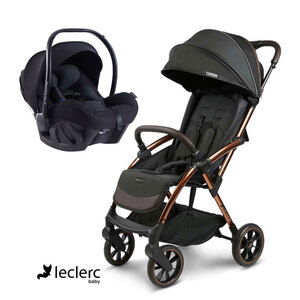 Leclerc Baby Influencer XL dječja kolica, Black Brown 2u1 B