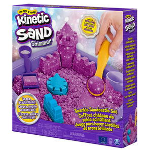 Kinetički pijesak - Pješčani dvorac - svjetlucava ljubičasta