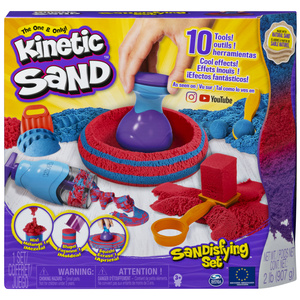 Kinetički pijesak - veliki set s 10 alata