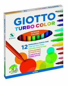 Flomasteri, Giotto Turbo color, 12/1