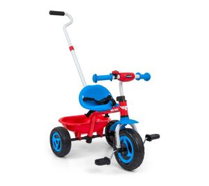 Milly Mally tricikl guralica Turbo Cool, crveno/plavi
