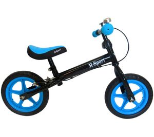 Bicikl bez pedala R4, crno-plavi