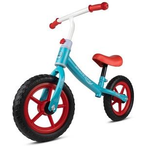 Dječji Cross-country bicikl bez pedala crveno-plavi