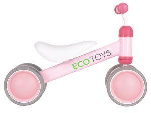 EcoToys dječji mini bicikl guralica, , rozi
