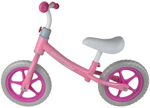 Dječji Cross-country bicikl bez pedala, rozi