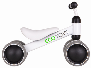 EcoToys dječji mini bicikl guralica, bijeli