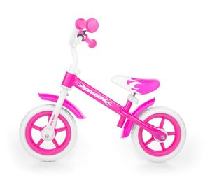 Milly Mally bicikl guralica Dragon, rozo - bijeli