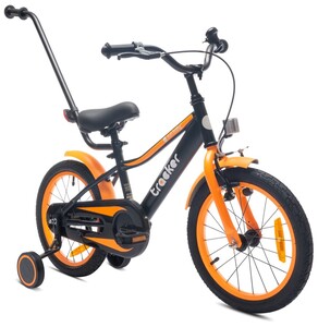 Dječji bicikl guralica Tracker 16", crno - narančasti