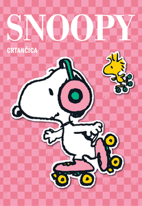 Crtančica Snoopy, B5, linije, meki uvez