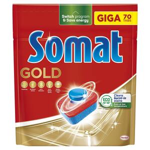 Somat Gold  tablete za strojno pranje posuđa, 70 kom