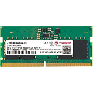Memorija Transcend 8GB DDR5 4800MHz, JetRam, SO-DIMM (JM4800ASG-8G)
