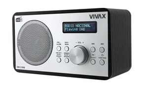 Vivax Vox radio budilica DW-2 DAB, DAB+, BT, PLL FM, crni
