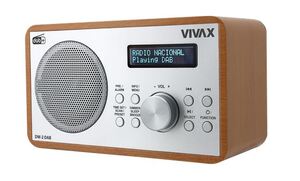 Vivax Vox radio budilica DW-2 DAB, DAB+, BT, PLL FM, smeđi