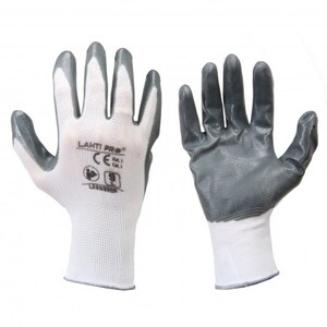 LAHTI rukavice, nitrilne, sivo-bijele, XL L220310K