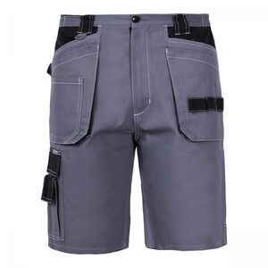 LAHTI kratke hlače, sivo-crne, 100% pamuk, 245g, XL L4070304