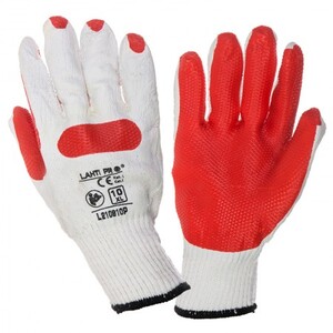 LAHTI zaštitne rukavice sa lateksom, crveno-bijela, XL L210910W