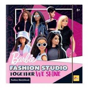 Lisciani Barbie kreativna bojanka u mapi Together we shine - Fashion Studio