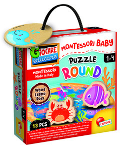 Lisciani Montessori Wood Baby puzzle morski svijet