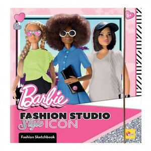 Lisciani Barbie kreativna bojanka u mapi Style Icon - Fashion Studio