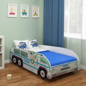 Dječji krevet Acma Truck Policija, 140x70 cm