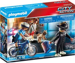 Playmobil Policijski bicikl s lopovom  70573
