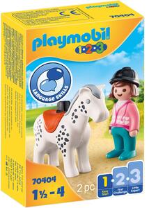 Playmobil Jahač s konjem 70404