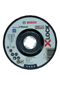 BOSCH Brusne ploče Expert for Metal X-LOCK s udubljenim središtem