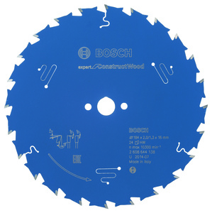 BOSCH Listovi kružne pile za drvo Expert for Construct Wood za ručne pile
