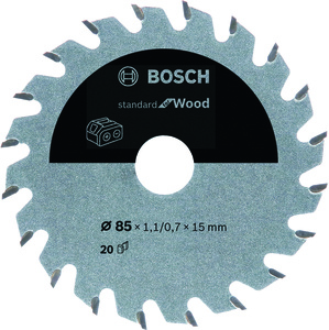 BOSCH Listovi kružne pile Standard for Wood za akumulatorske ručne pile