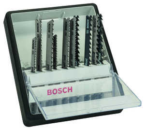 BOSCH Set od 10 listova ubodne pile za drvo Robust Line s T-prihvatom