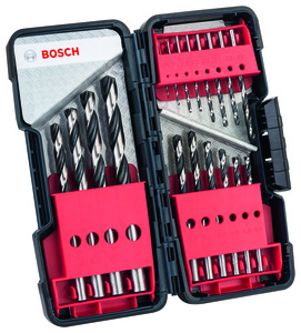 BOSCH Setovi spiralnih svrdla HSS PointTeQ s cilindričnim prihvatom
