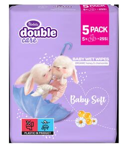 Violeta baby vlažne maramice Baby Soft - med i kamilica, 51x5