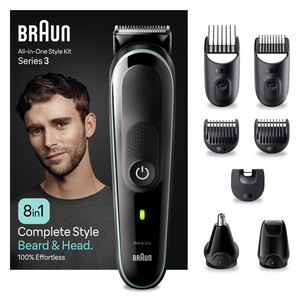 BRAUN All-In-One Style Kit 8u1 za bradu i kosu Series 3 3441