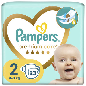 Pampers Premium Care pelene, vel. 2 (4-8 kg), 23 kom