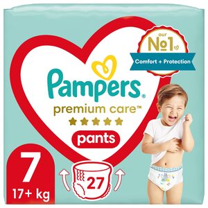 Pampers Premium Care pelene-gaćice, vel. 7 (17+ kg), 27 kom