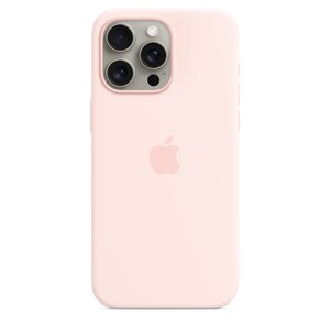 Apple iPhone 15 Pro Max Silicone Case s MagSafe, Light Pink