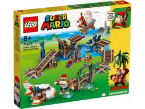 LEGO Super Mario™ Vožnja rudarskim kolicima Diddyja Konga – proširena staza 71425