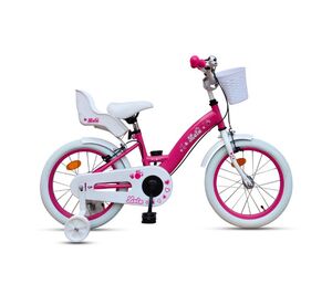 ŠARENI KUTAK BIKES Dječji bicikl Lola 16", rozi