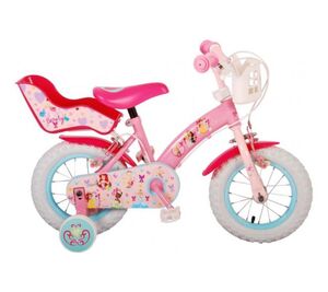 DISNEY dječji bicikl Disney Pincess 12" s dvije ručne kočnice, rozi