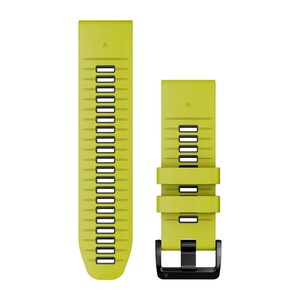 Garmin zamjenski remen za Quickfit, 26mm, silikonska narukvica limeta-zelene/tamnosive boje